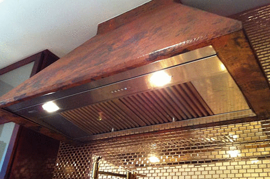 CUSTOM COPPER RANGE HOODS                        