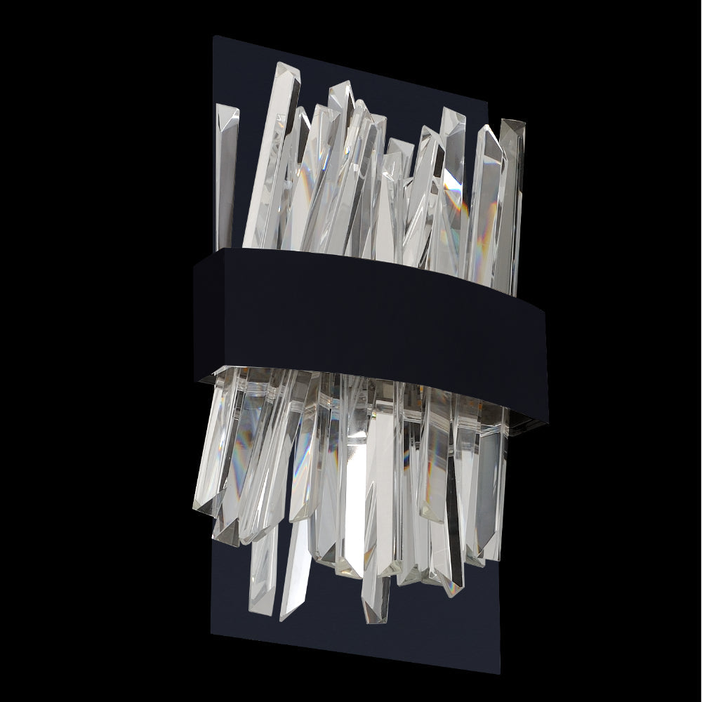 Glacier LED ADA Wall Sconce Matte Black Allegri