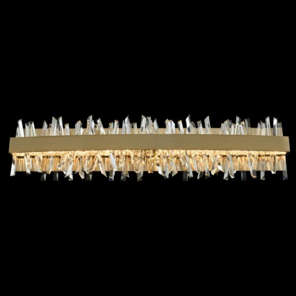 Glacier 32 Inch LED ADA Bath Brushed Champagne Gold Allegri