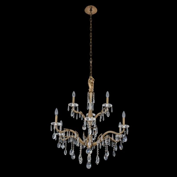 Venere 9 Light 2 Tier Chandelier Allegri