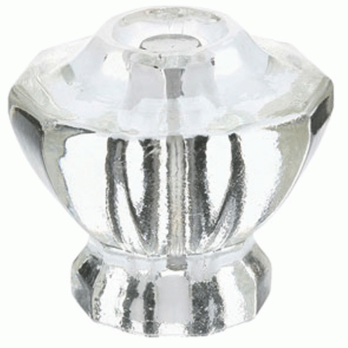 1 1/2 Inch Crystal Astoria Knob (Clear Finish) EMTEK