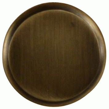 1 1/4 Inch Brass Flat Top Cabinet Knob (Antique Brass Finish) COPPER MOUNTAIN HARDWARE