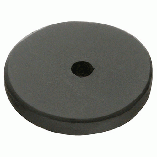1 1/4 Inch Sandcast Round Back Plate (Matte Black Finish) EMTEK