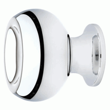 Emtek 1 1/4 Inch Solid Brass Atomic Knob (Polished Chrome Finish) EMTEK