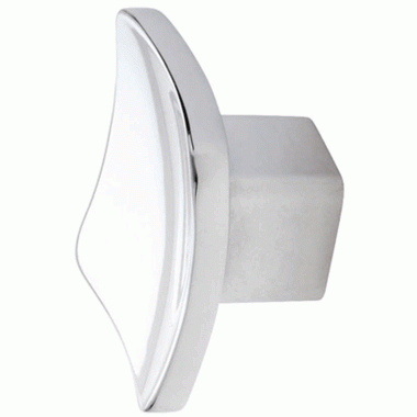 Emtek 1 1/4 Inch Solid Brass Basin Knob (Polished Chrome Finish) EMTEK