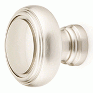 1 1/4 Inch Solid Brass Norwich Cabinet Knob (Brushed Nickel Finish) EMTEK