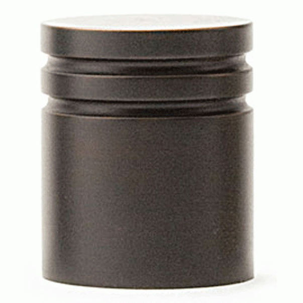 1 1/8 Inch Solid Brass Metric Knob (Oil Rubbed Bronze Finish) EMTEK