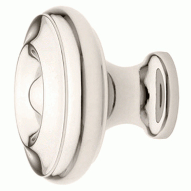 1 3/4 Inch Solid Brass Waverly Cabinet Knob (Polished Chrome Finish) EMTEK