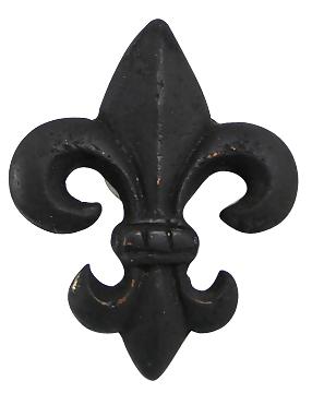 COPPER MOUNTAIN HARDWARE Antique Fleur de Lis Cabinet & Furniture Knob