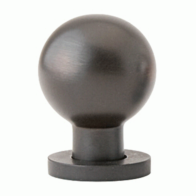 Emtek 1 Inch Solid Brass Globe Knob (Oil Rubbed Bronze Finish) EMTEK