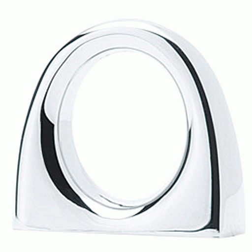 1 Inch Solid Brass Ring Knob (Polished Chrome Finish) EMTEK