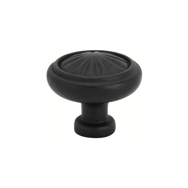 1 Inch Tuscany Bronze Round Knob (Flat Black) EMTEK