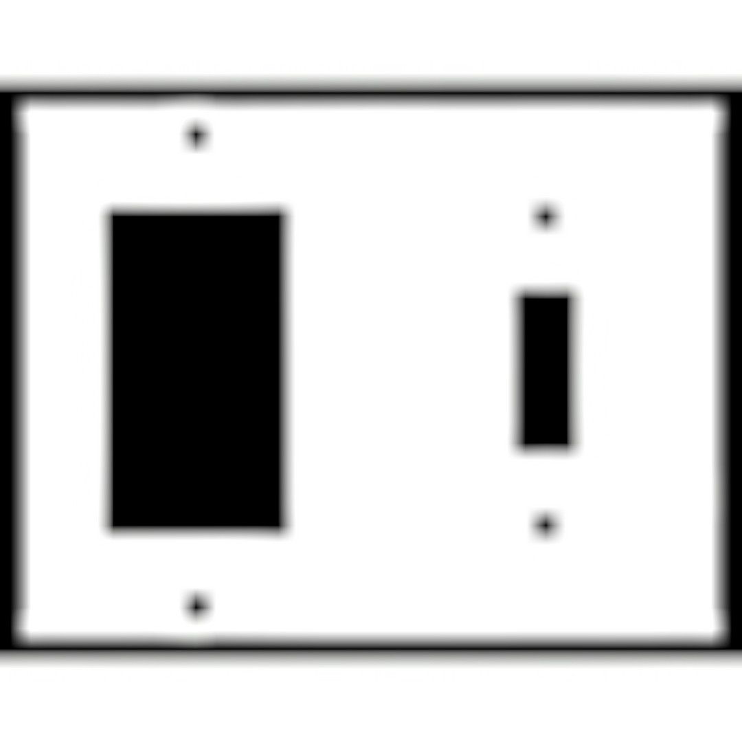 Oceanus Shell Wall Plate (Bright Nickel Finish)