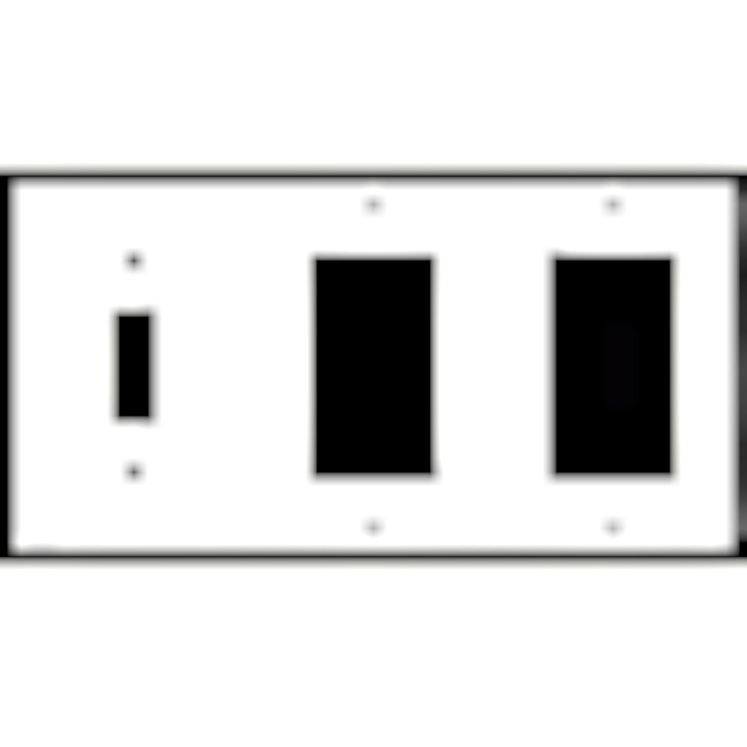 Fleur-De-Lis Wall Plate (Rust Finish)