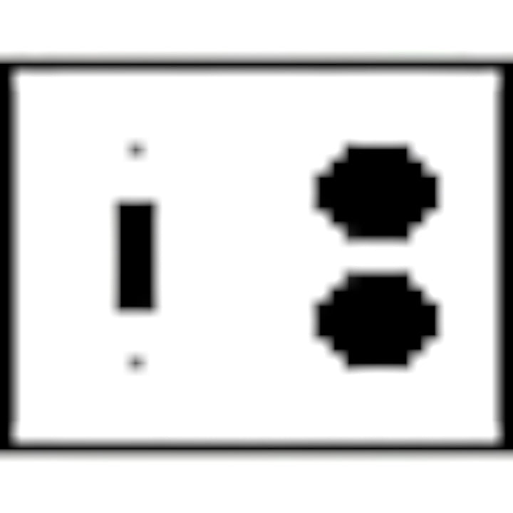 Fleur-De-Lis Wall Plate (Rust Finish)