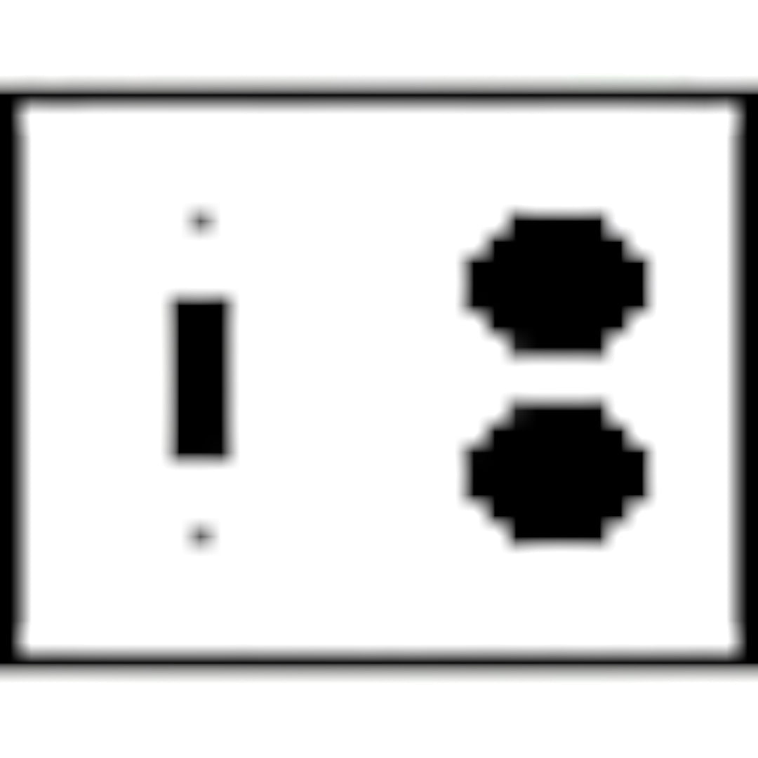 4 1/2 Inch Solid Brass Traditional Switch Plate (Polished Brass Finish)