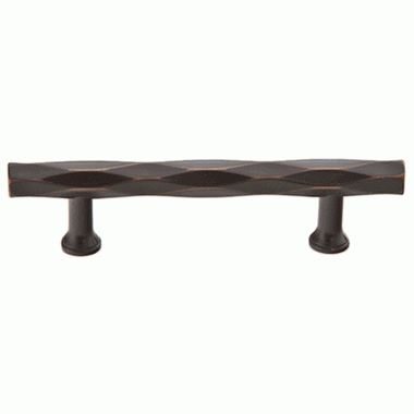 10 Inch (8 Inch c-c) Solid Brass Tribeca Pull (Oil Rubbed Bronze Finish) EMTEK