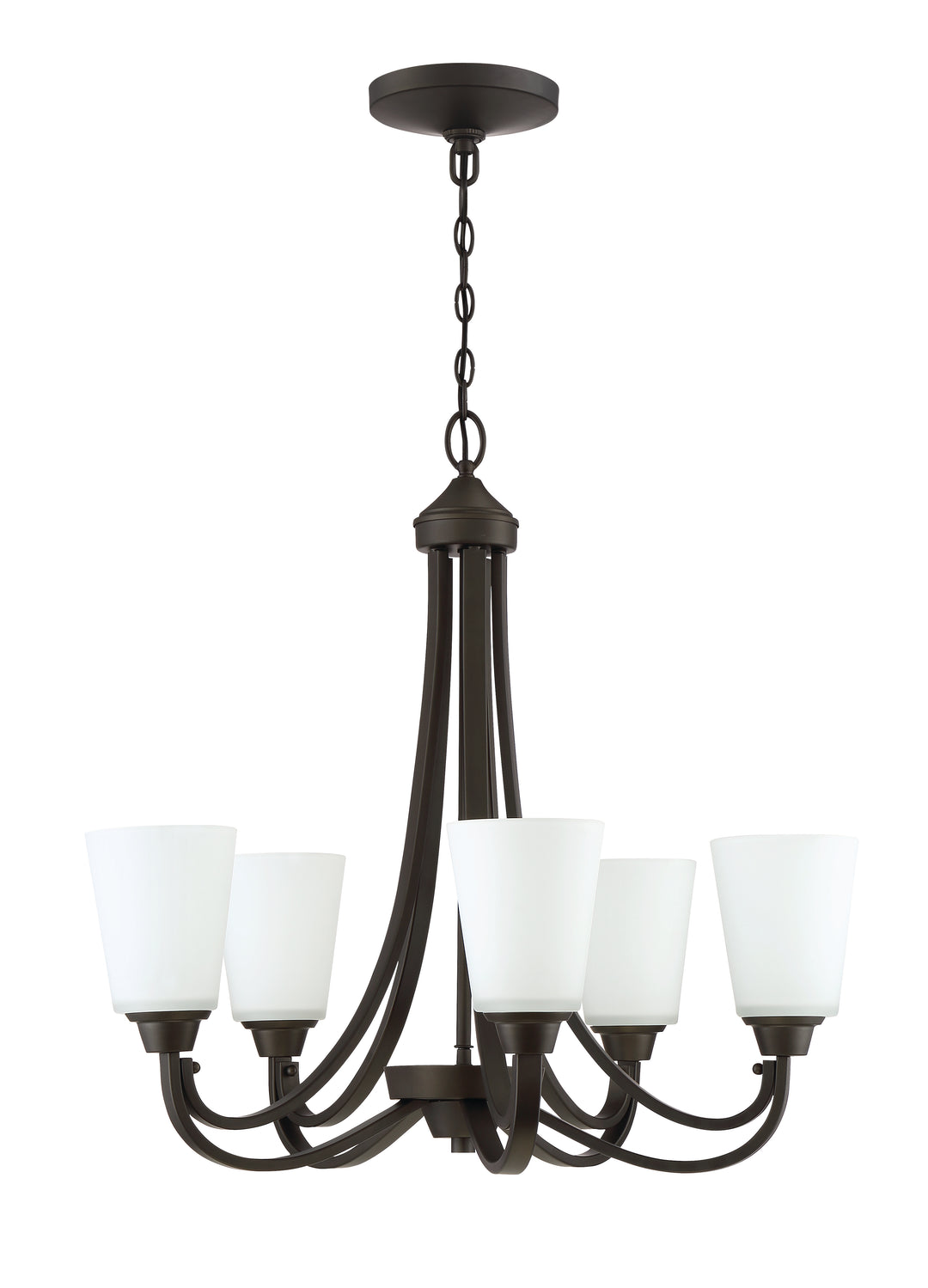 Grace 5 Light Chandelier in Espresso CRAFTMADE