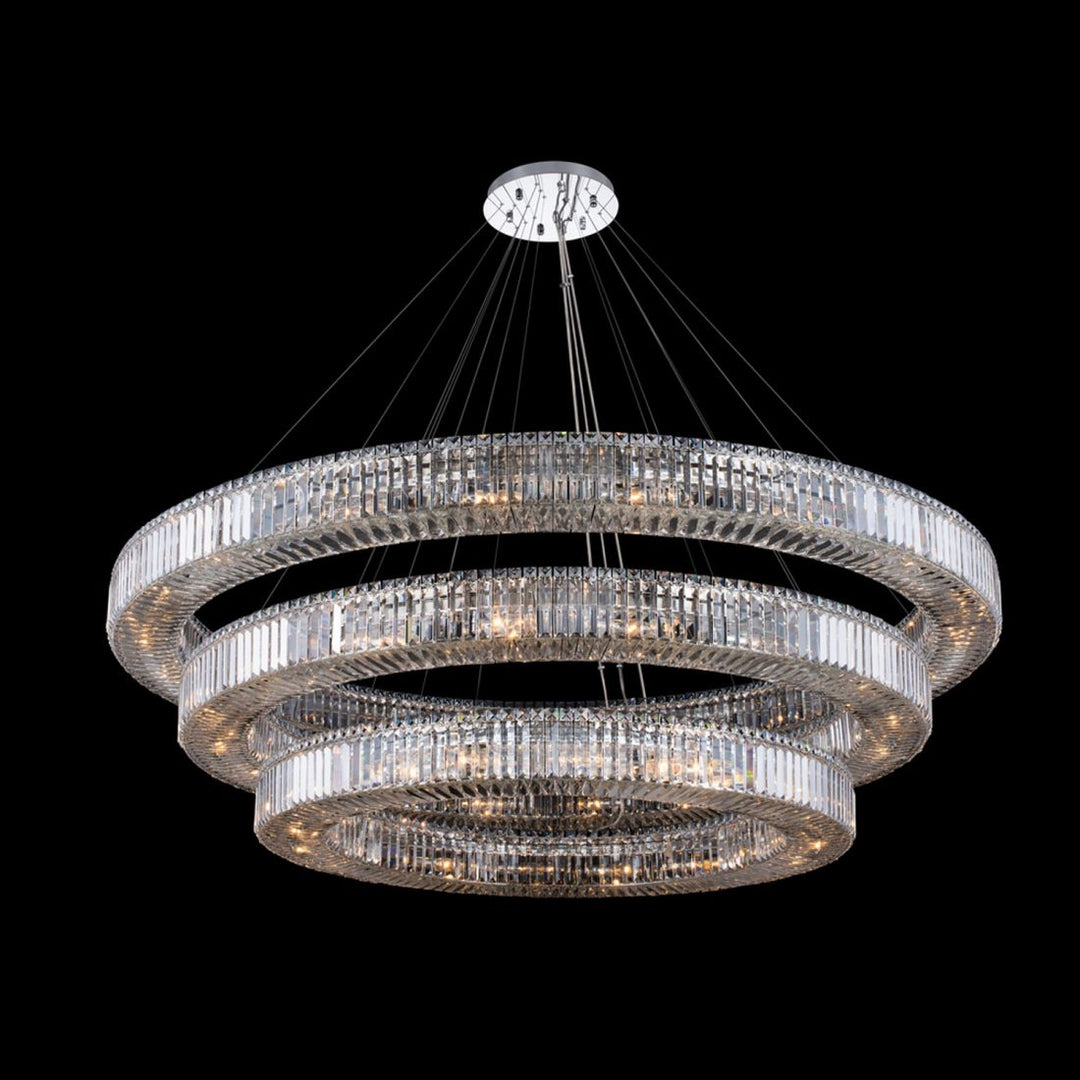 Rondelle 3 Tier Pendant (47" + 60" + 72") Allegri