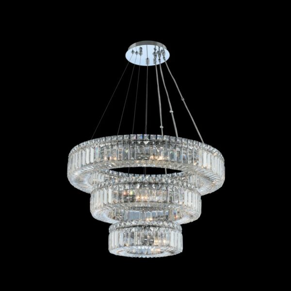 Rondelle (12 + 18 + 26) Inch 3 Tier Pendant Allegri