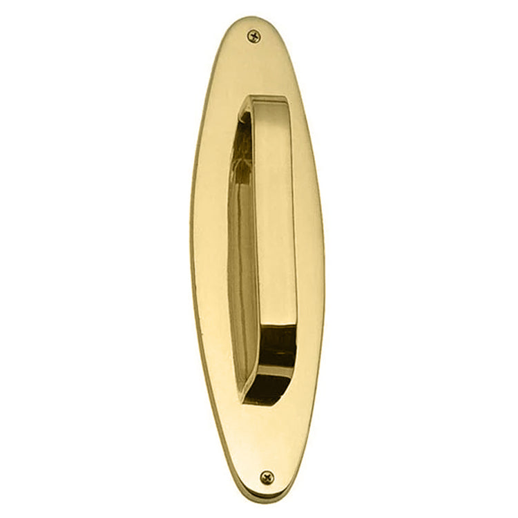 11 Inch Traditional Oval Door Pull & Plate COPPER MOUNTAIN HARDWARE
