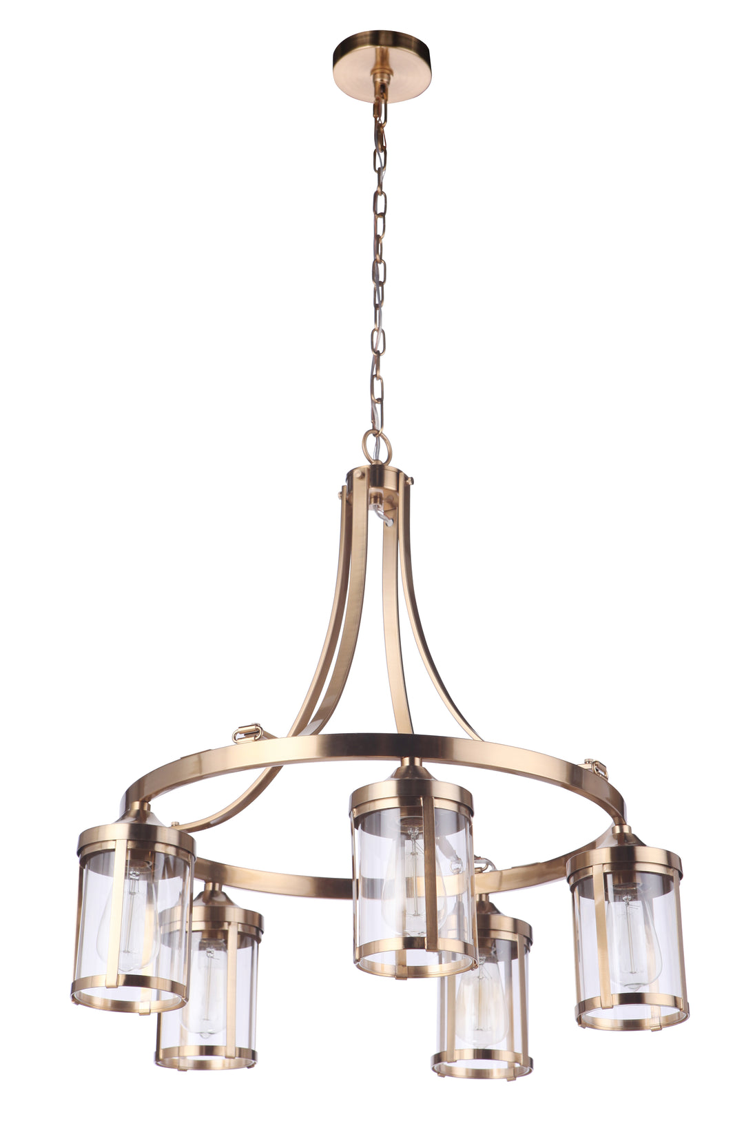 Elliot 5 Light in Satin Brass CRAFTMADE