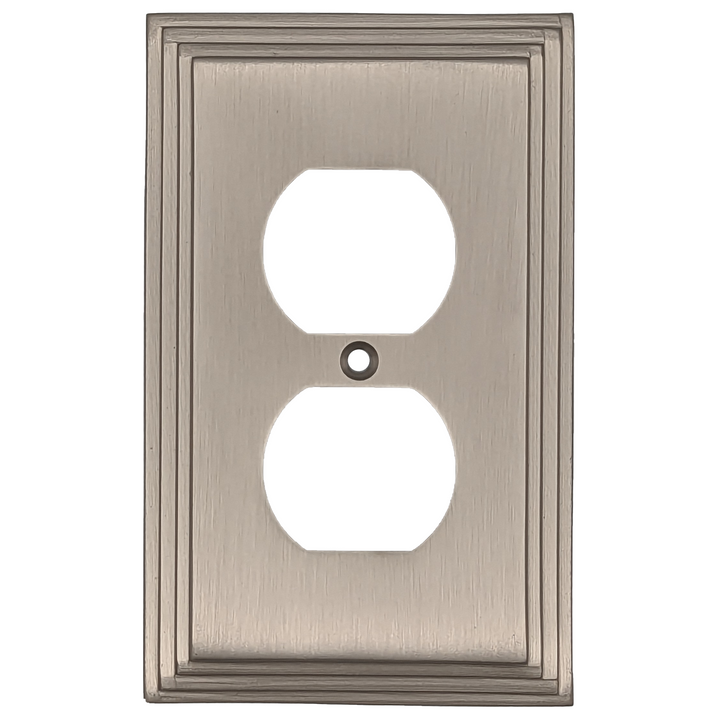 Kingston Classic Stepped Wall Plate (Satin Nickel) COPPER MOUNTAIN HARDWARE