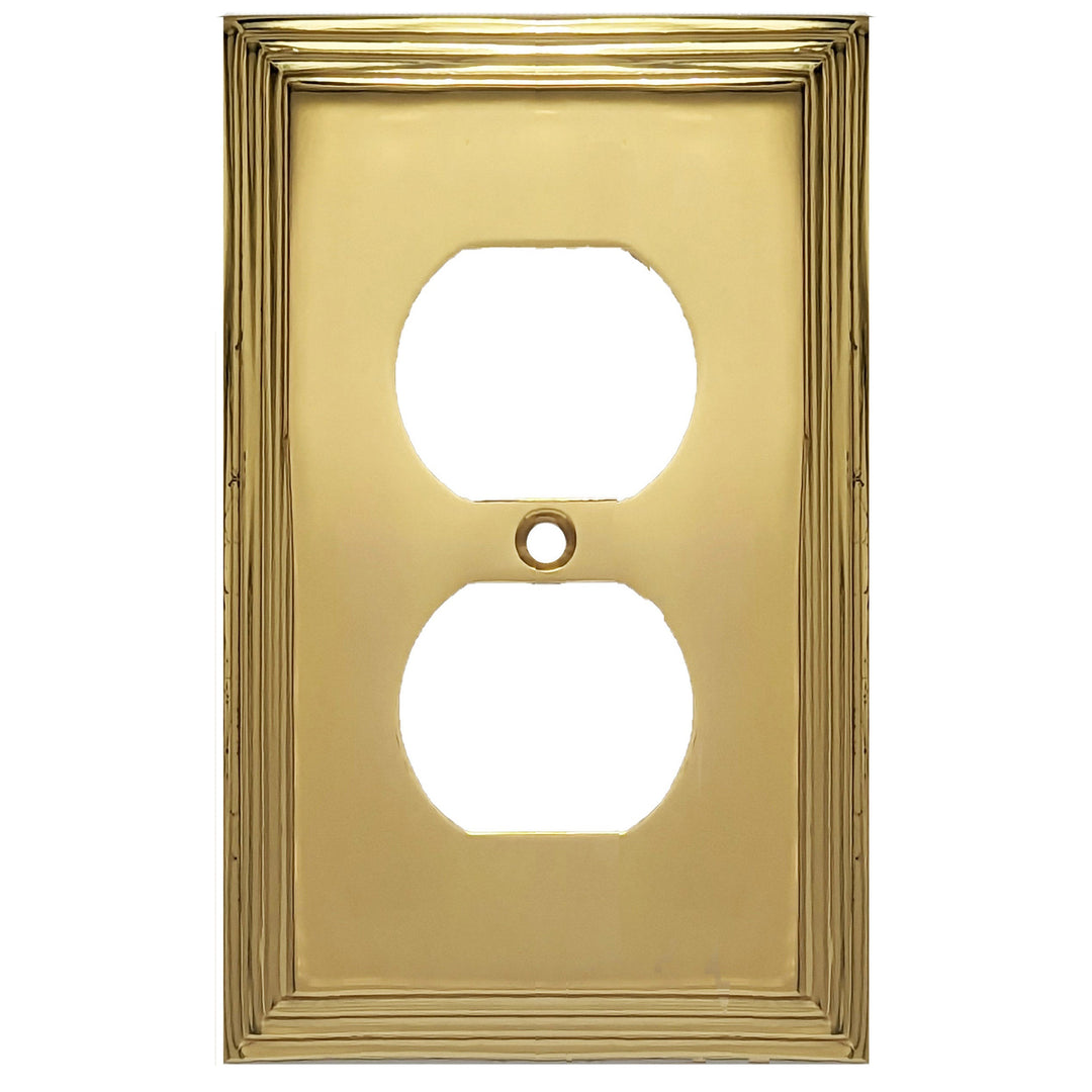 Kingston Classic Stepped Wall Plate (Polished Brass) COPPER MOUNTAIN HARDWARE