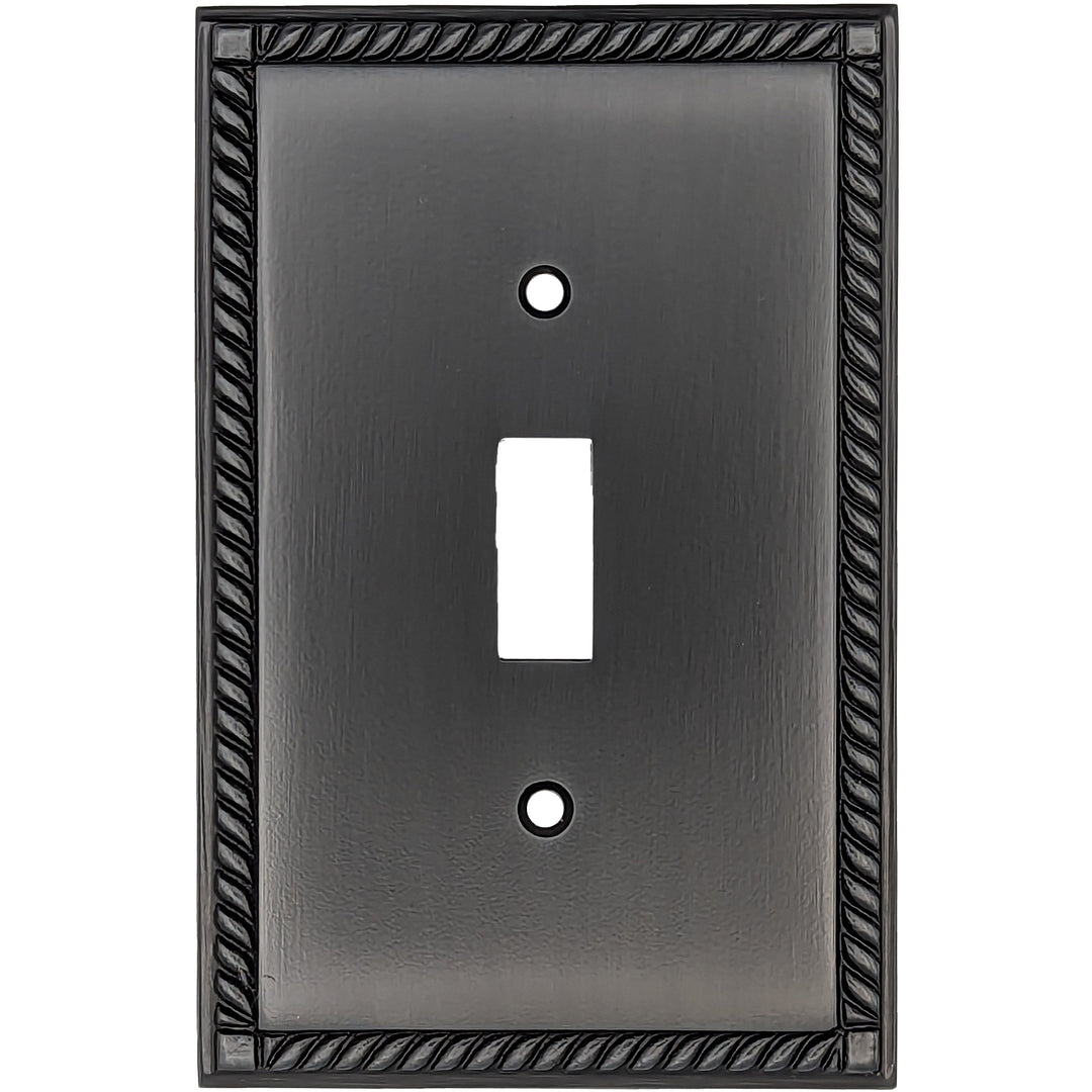 English Georgian Roped Wall Plate (Oil Rubbed Bronze) COPPER MOUNTAIN HARDWARE