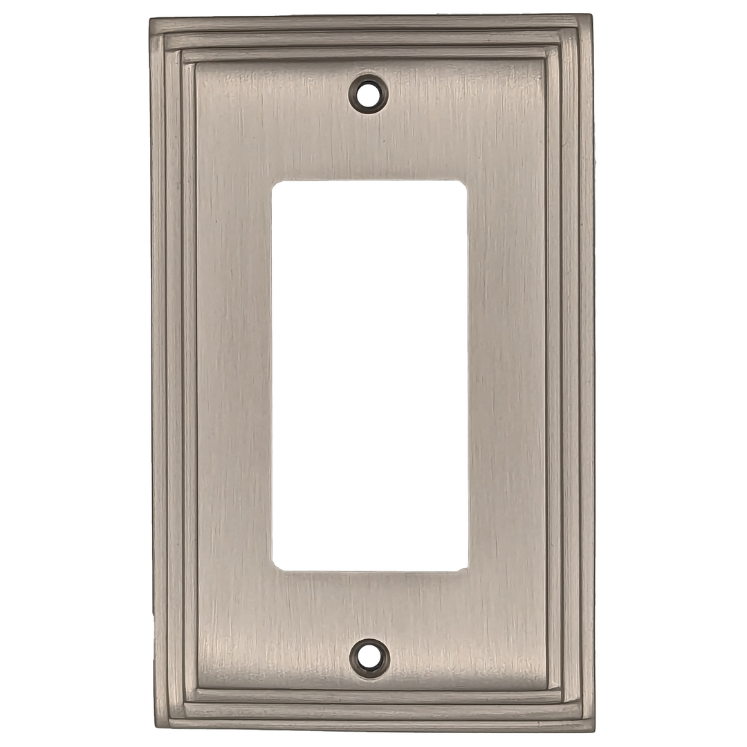 Kingston Classic Stepped Wall Plate (Satin Nickel) COPPER MOUNTAIN HARDWARE