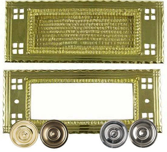 COPPER MOUNTAIN HARDWARE Antique Craftsman Style Mail Slot for Front Doors in Several Finishes