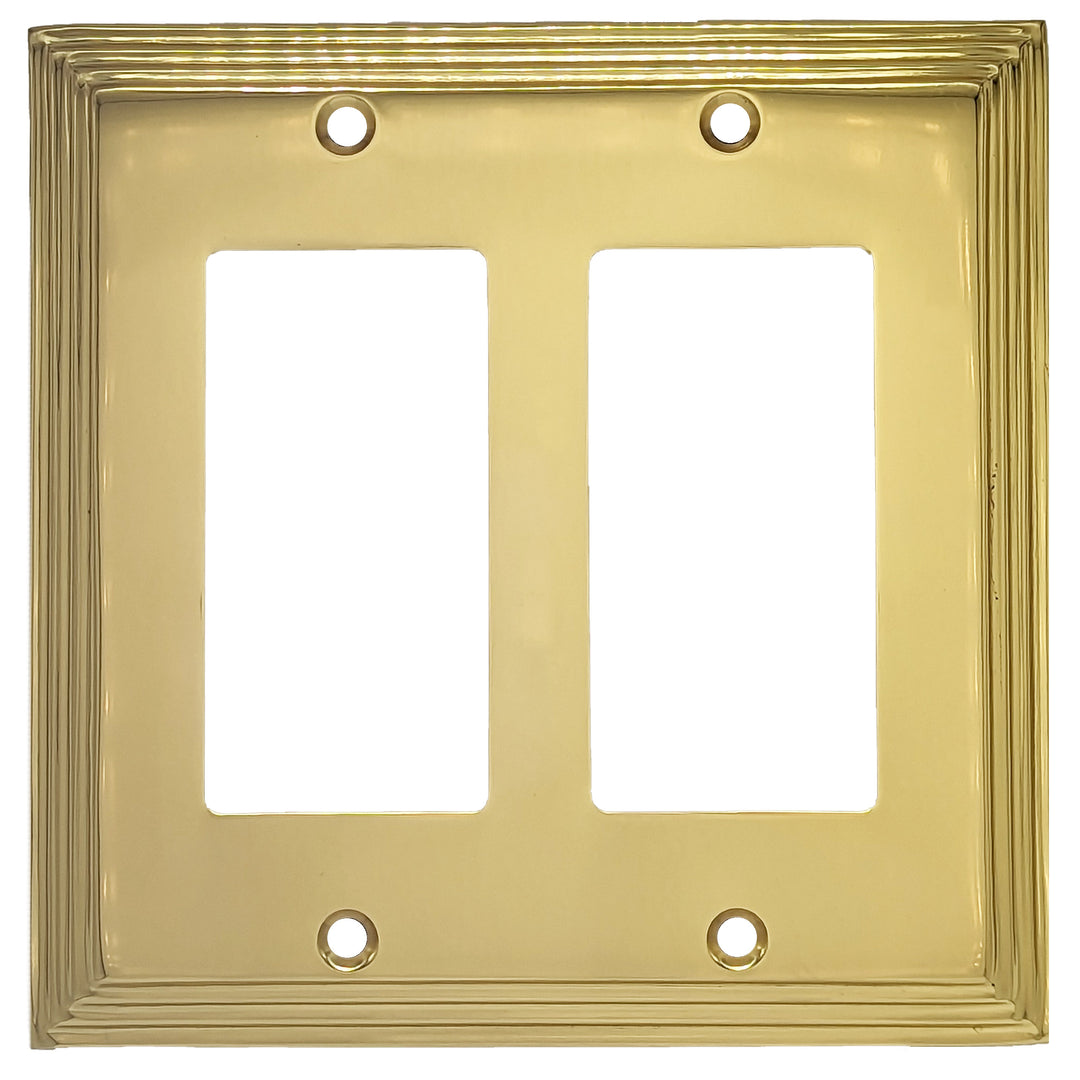 Kingston Classic Stepped Wall Plate (Polished Brass) COPPER MOUNTAIN HARDWARE