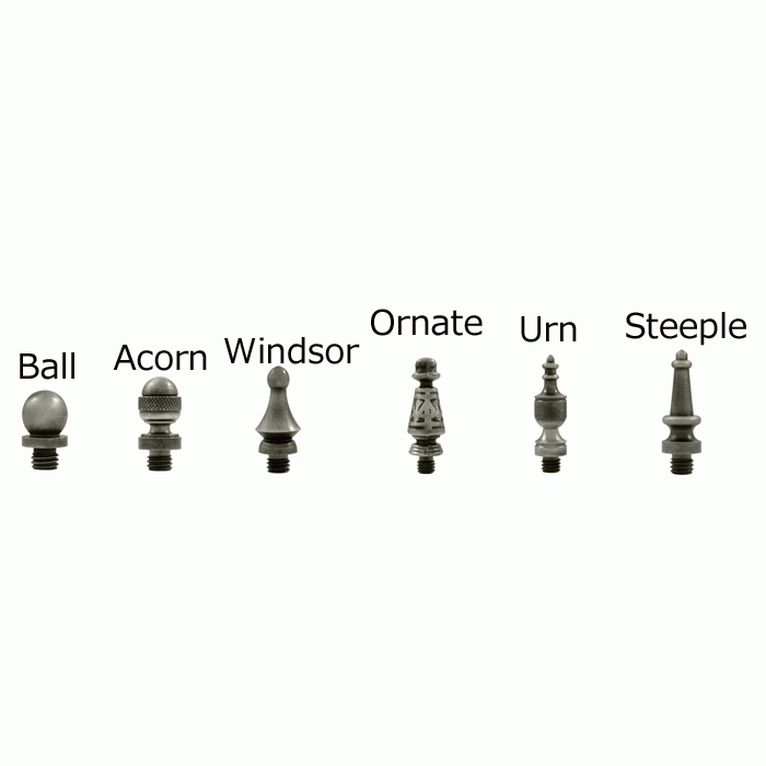2 1/2 Inch x 2 1/2 Inch Solid Brass Cabinet Hinges (Antique Nickel) DELTANA