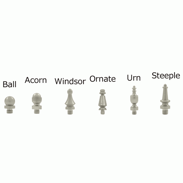 2 1/2 Inch x 2 1/2 Inch Solid Brass Cabinet Hinges (Brushed Nickel Finish) DELTANA