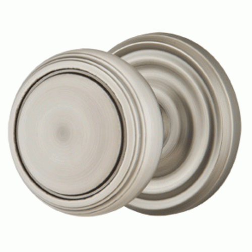 Solid Brass Norwich Door Knob Set With Regular Rosette (Several Finish Options) EMTEK