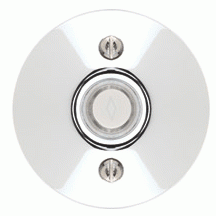 Emtek 2457 Doorbell Button With Modern Rosette EMTEK