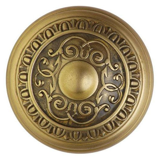 Egg & Dart Solid Brass Spare Door Knob Set (Several Finishes Available)