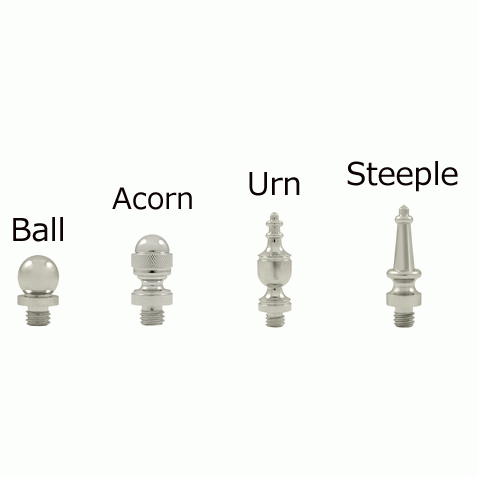 2 Inch x 1 1/2 Inch Solid Brass Cabinet Hinges Polished Nickel Finish DELTANA