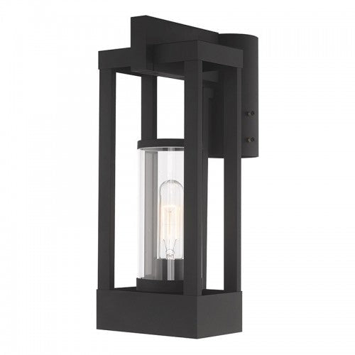 1 Light Black Outdoor Post Top Lantern Livex