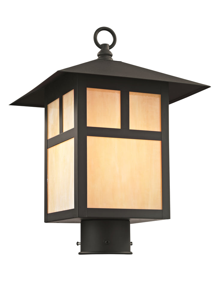 1 Light Bronze Outdoor Post Top Lantern Livex