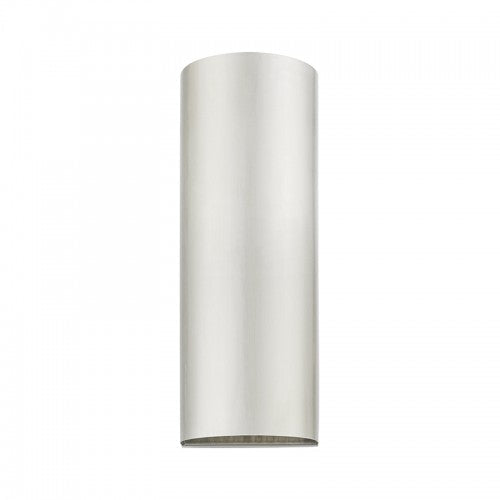 1 Light Brushed Nickel Outdoor / Indorama Large Sconce Livex