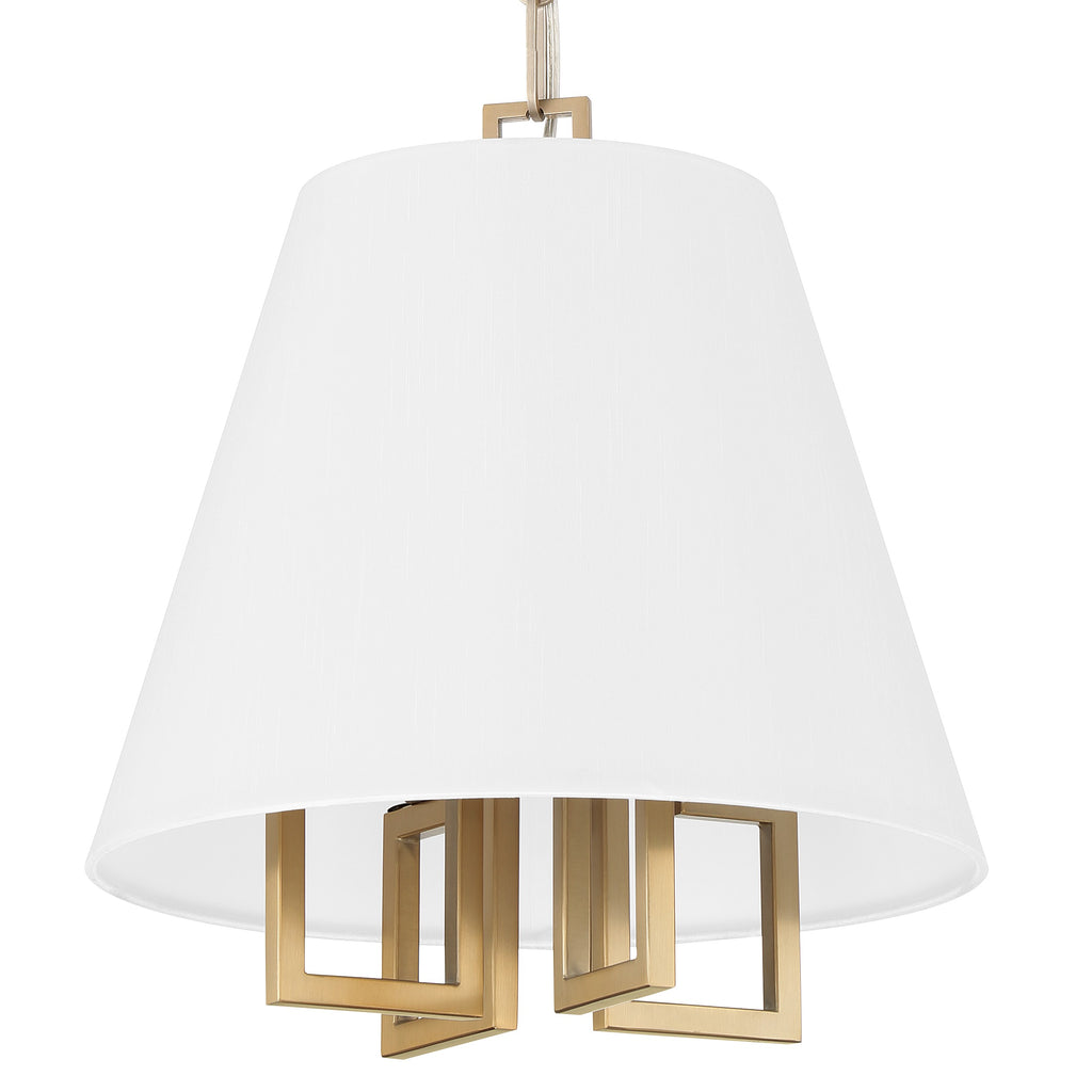 Crystorama Crystorama Libby Langdon Westwood 4 Light Vibrant Gold Pendant