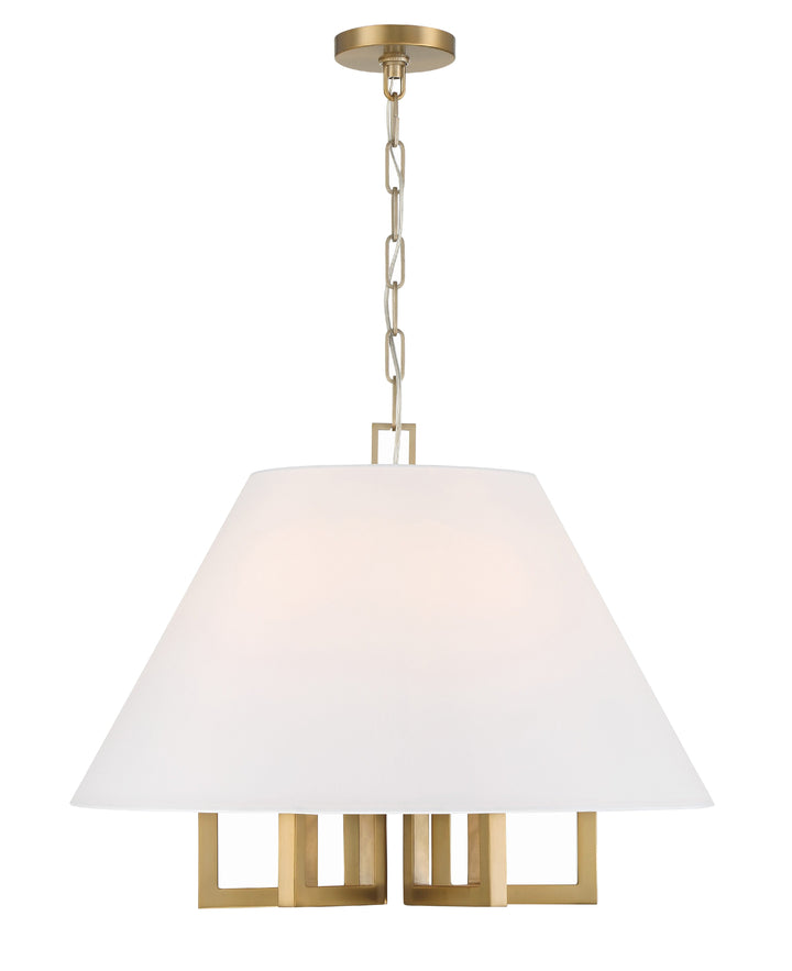 Libby Langdon Westwood 6 Light Vibrant Gold Chandelier Crystorama