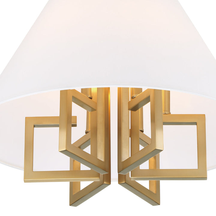 Libby Langdon Westwood 6 Light Vibrant Gold Chandelier Crystorama