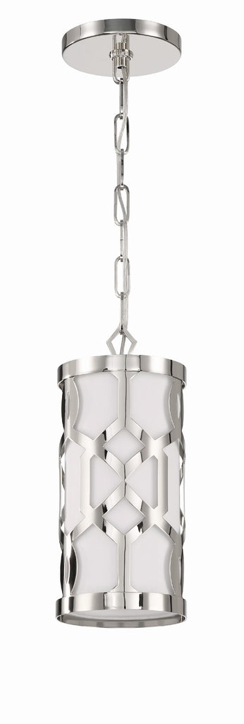 Crystorama Crystorama Libby Langdon Jennings 1 Light Polished Nickel Mini Pendant