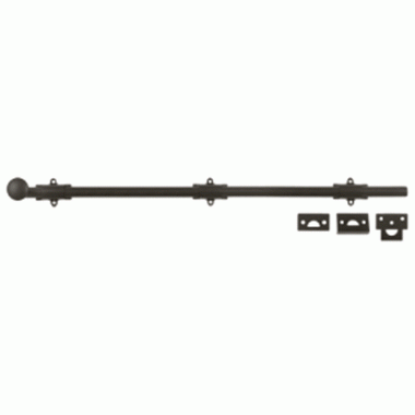 24 Inch Deltana Heavy Duty Surface Bolt (Oil Rubbed Bronze Finish) DELTANA