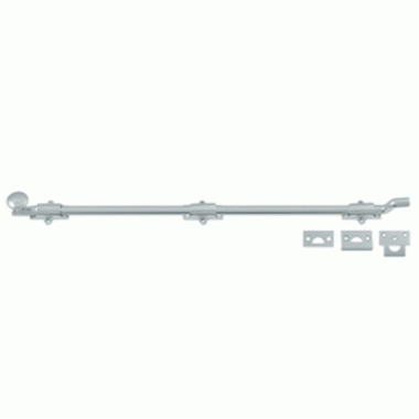 26 Inch Deltana Offset Heavy Duty Surface Bolt Polished Chrome Finish DELTANA