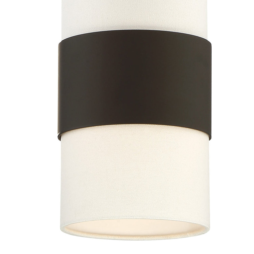 Crystorama Crystorama Libby Langdon Grayson 1 Light Dark Bronze Mini Pendant