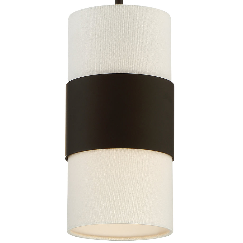 Crystorama Crystorama Libby Langdon Grayson 1 Light Dark Bronze Mini Pendant
