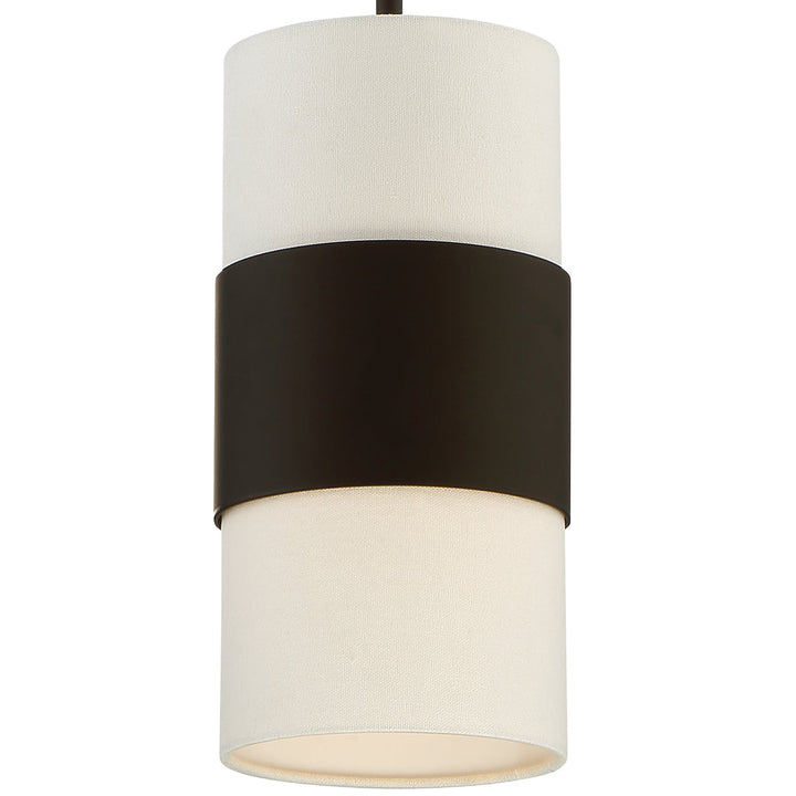Crystorama Crystorama Libby Langdon Grayson 1 Light Dark Bronze Mini Pendant